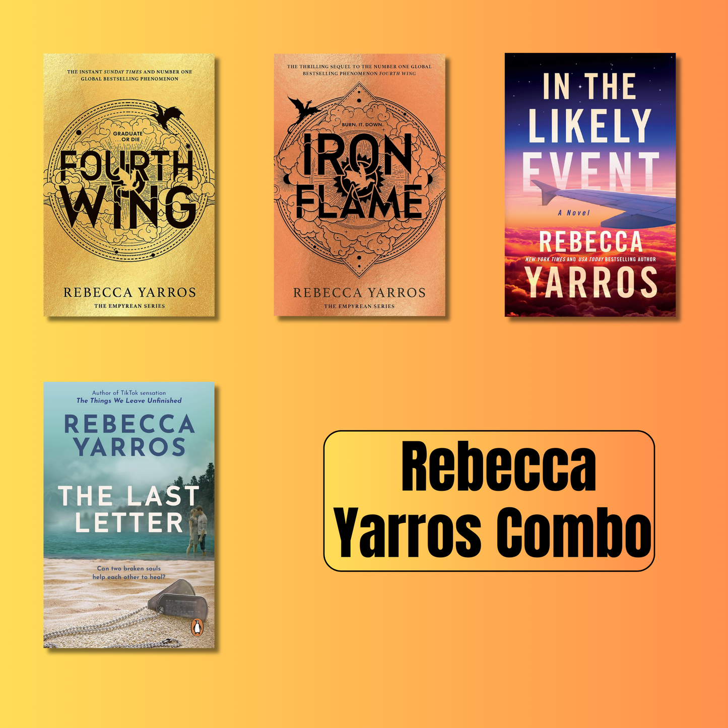 Rebecca Yarros Combo: 4 Books (Paperback)