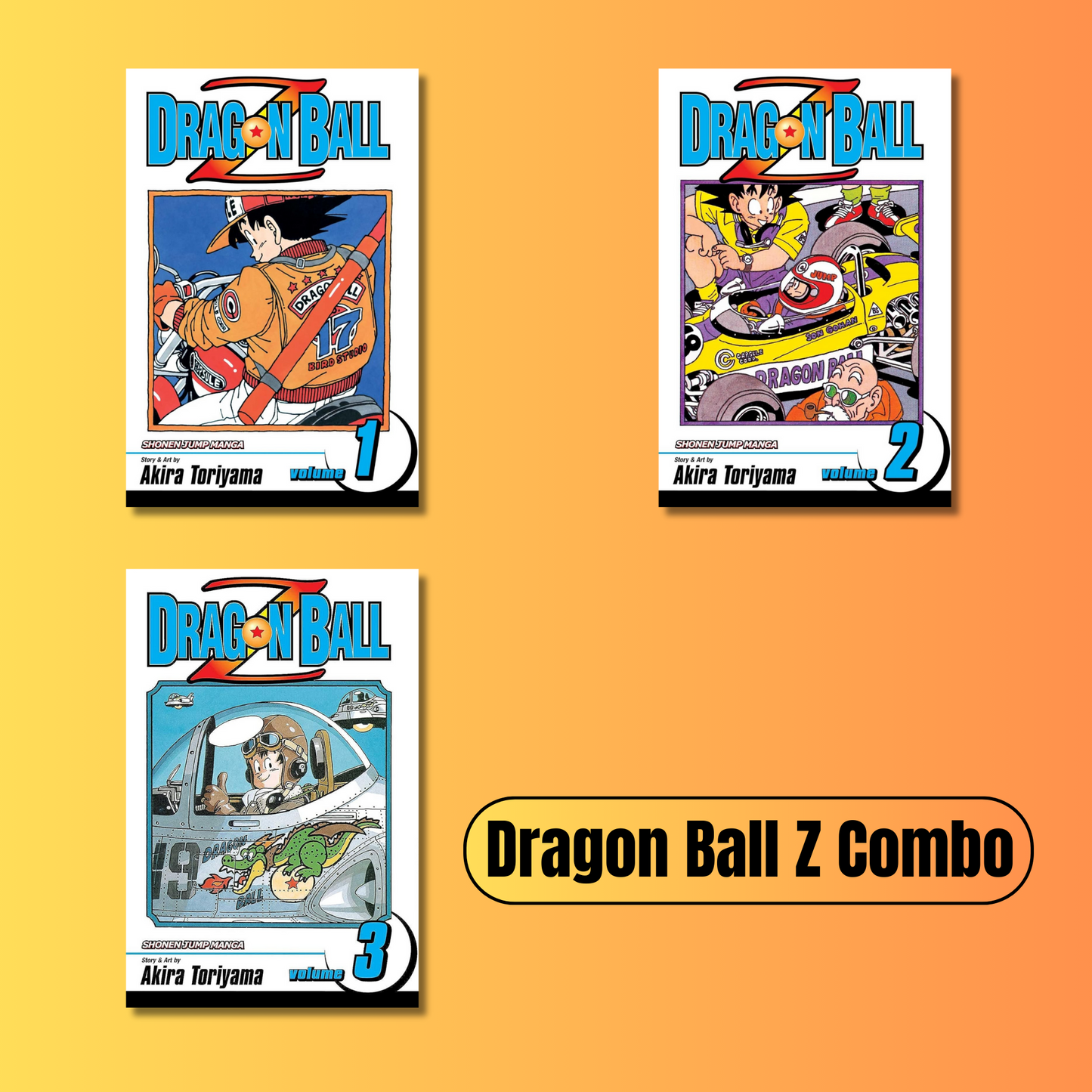 [Combo] Dragon Ball Z Vol 1-3 By Akira Toriyama (Paperback)