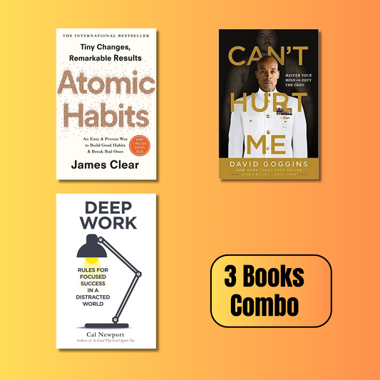 [Combo] Atomic Habit-Can't Hurt Me- Deep Work (Paperback)