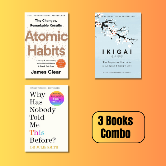 [Combo] Atomic Habit-Ikigai-Why Has Nobody Told Me this Before (Paperback)