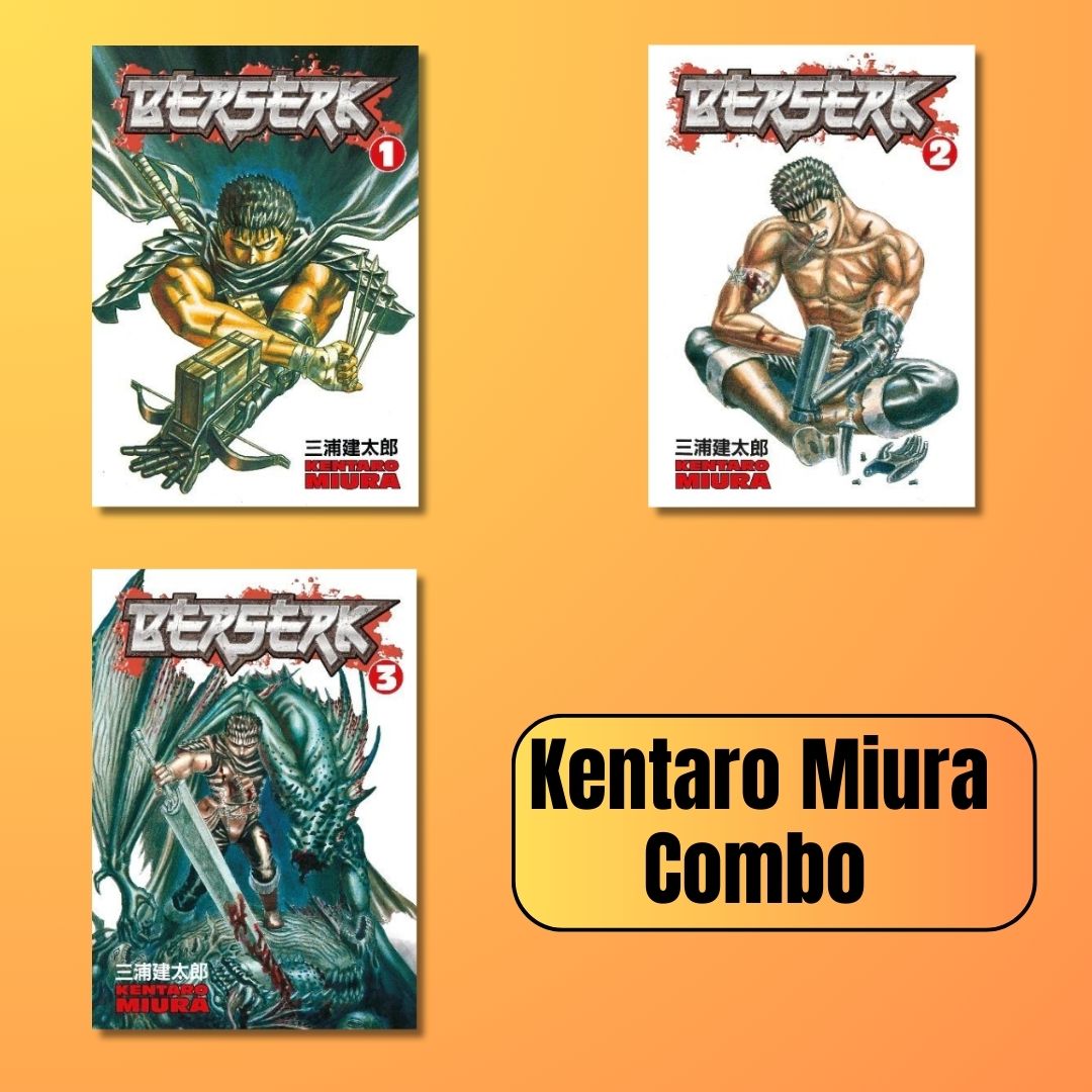 Berserk Combo: 3 Books By Kentaro Miura (Paperback)