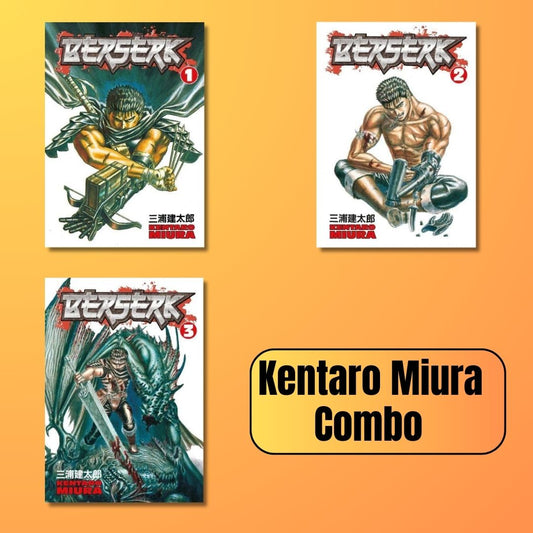 Berserk Combo: 3 Books By Kentaro Miura (Paperback)