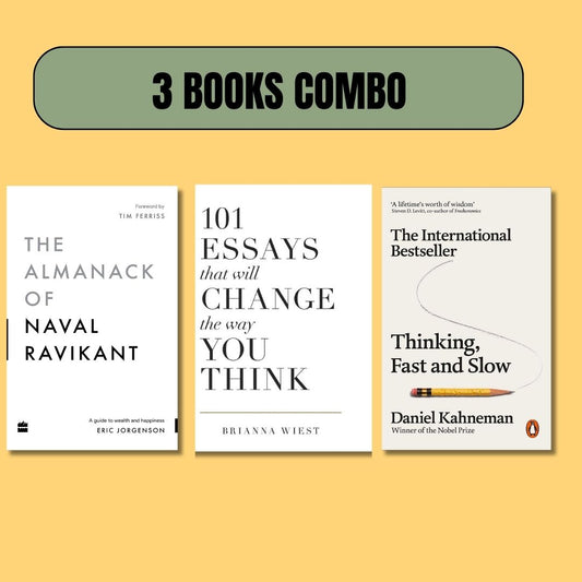 (Combo) Almanack of Naval Ravikant—Thinking Fast And Slow—101 Essays (Paperback)