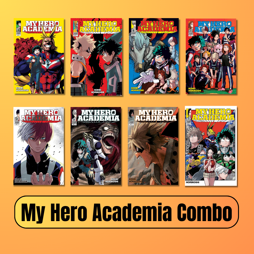 My Hero Academia Combo: 8 Books By Hirofumi Neda (Paperback)