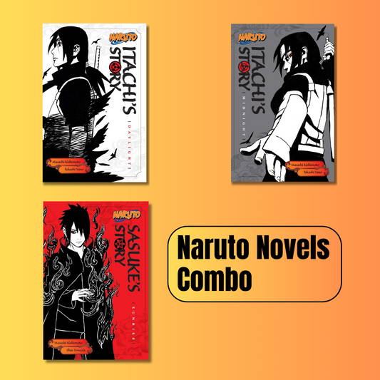 Naruto Novels Combo: 3 Books By Masashi Kishimoto  (Paperback)